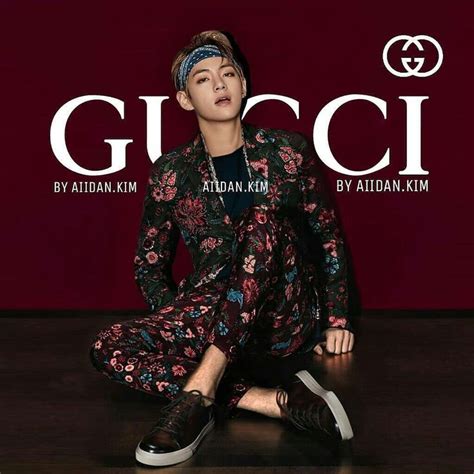 gucci boy v|kim taehyung Gucci model.